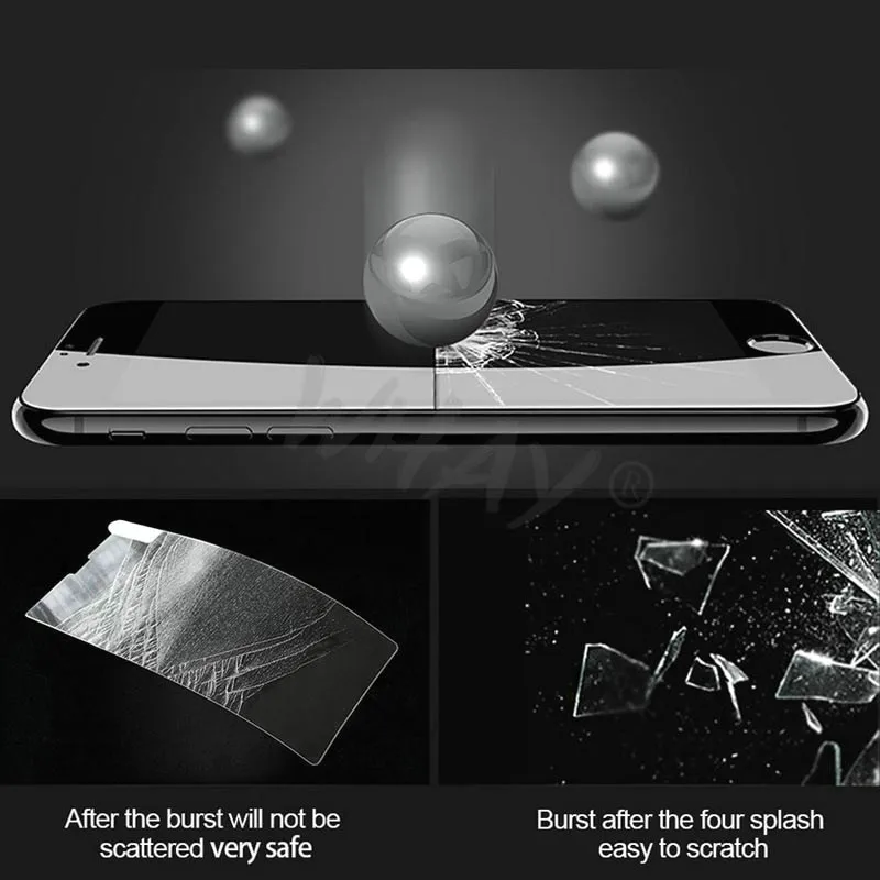 5D закаленное стекло для Huawei P8 Lite 2017 полное покрытие 9H круглый край телефона Flim Для
