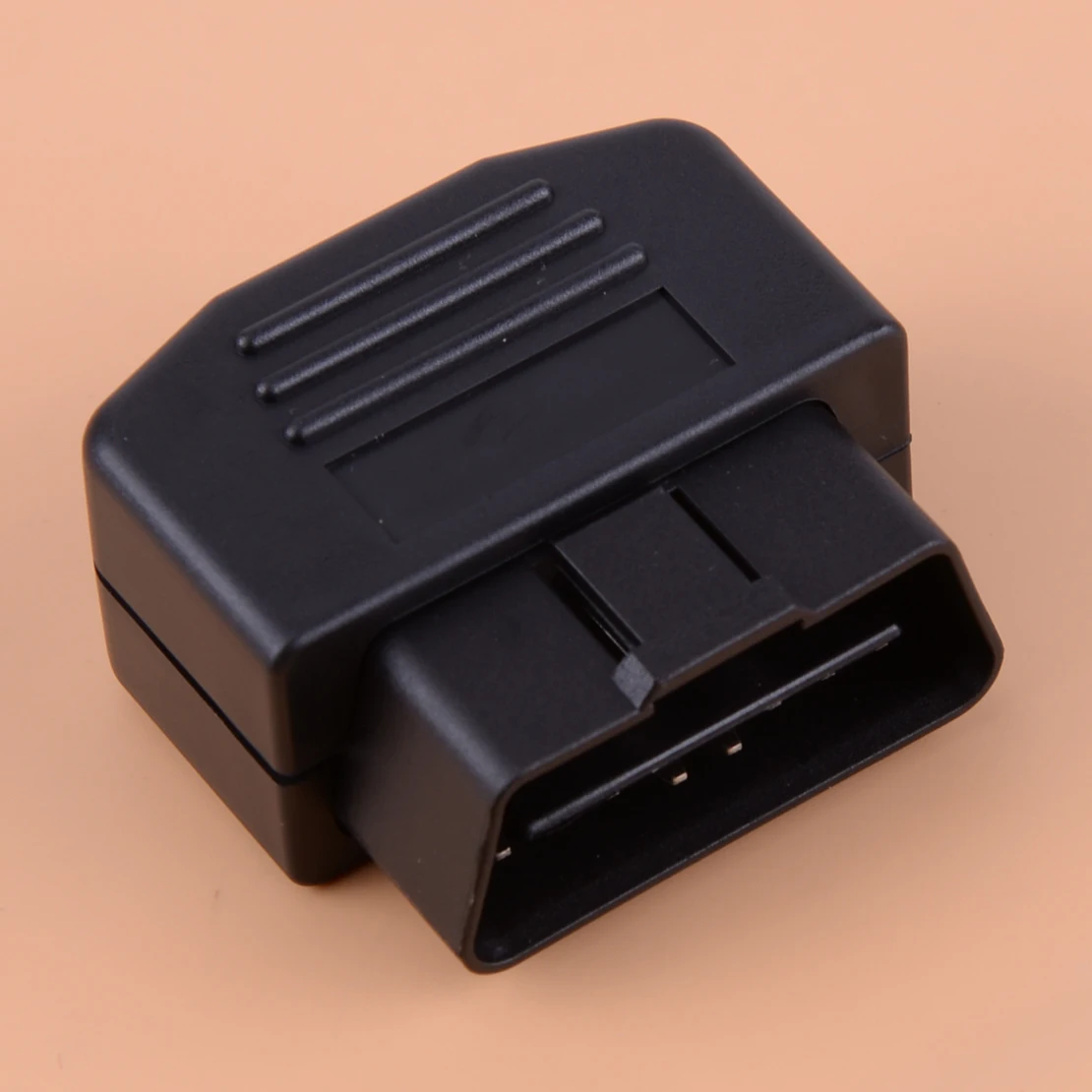 

Black OBD2 II L Type 16 Pin Male Terminal Diagnostic Adaptor Connector Cable Wire Socket Plug with Shell and Screw Car Accessory
