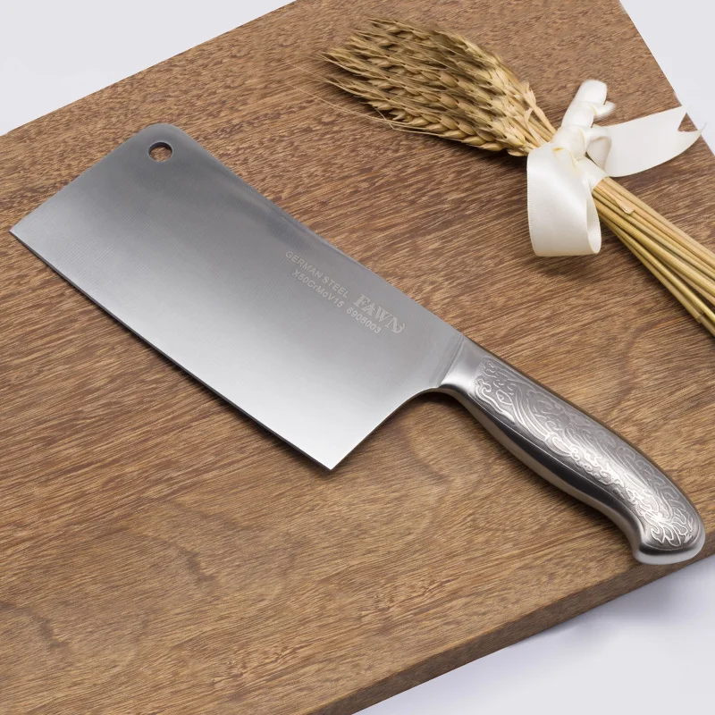 FreeShipping FAWN Chinese Style Stainless Steel Chef Chop Bone Knife