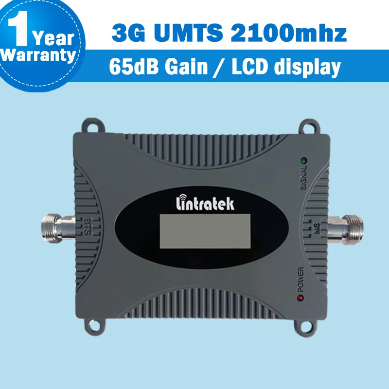 Lintratek UMTS 2100 мГц мобильный телефон усилитель сигнала 3g WCDMA (1) сети повторитель GSM с