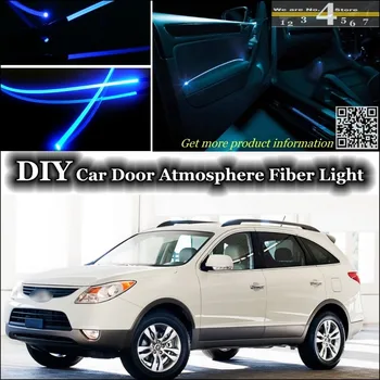 

For Hyundai Veracruz interior Ambient Light Tuning Atmosphere Fiber Optic Band Lights Inside Door Panel illumination Tuning