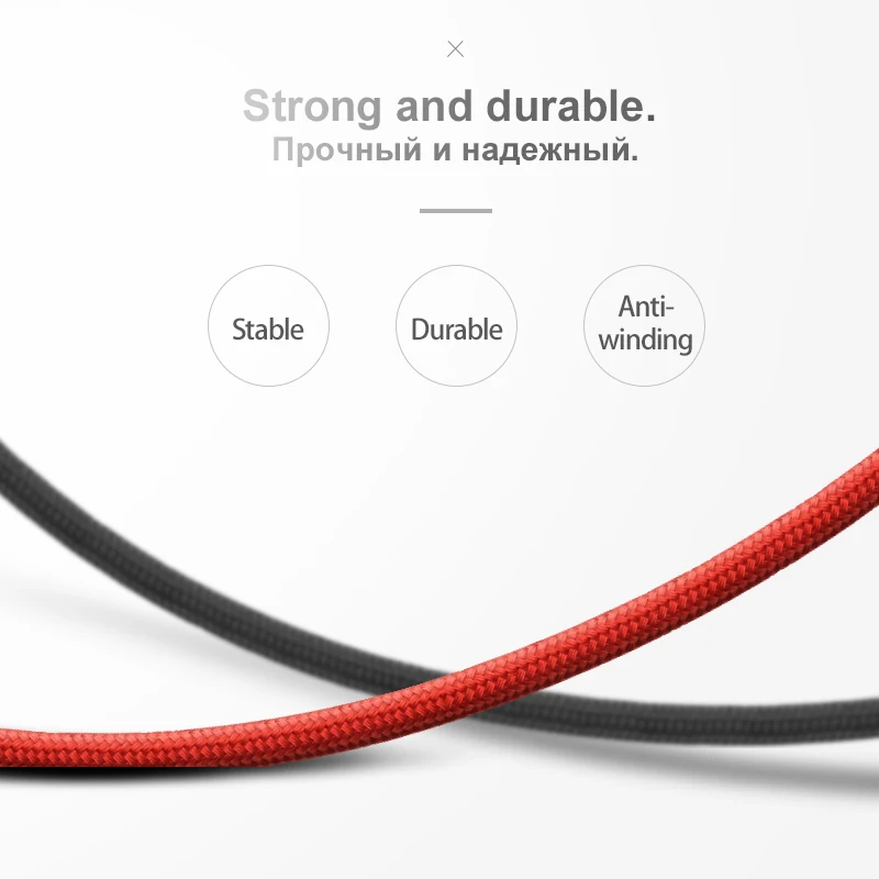 HOCO 3in1 USB Charger Cable For iPhone 11 Pro X 5 6 7 8 Android Micro USB Cable Type C For Samsung Xiaomi  Phone USB Data Cable