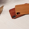Étui en bois véritable pour iPhone 11 Pro X XS Max 8 7 6 12 Plus housse étui en bois dur en bambou naturel pour Samsung S8 S9 Note 10 ► Photo 3/6