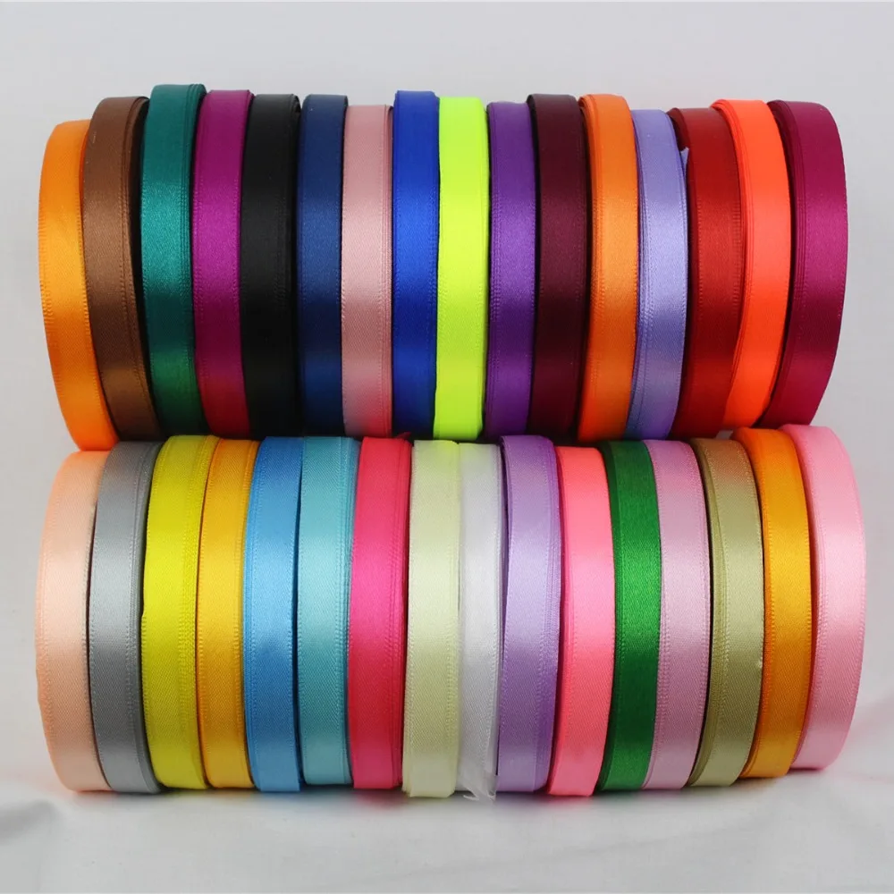 Buy B 166910, 10mm 31 color can choose 25 Yards Silk Satin Ribbon , Wedding
