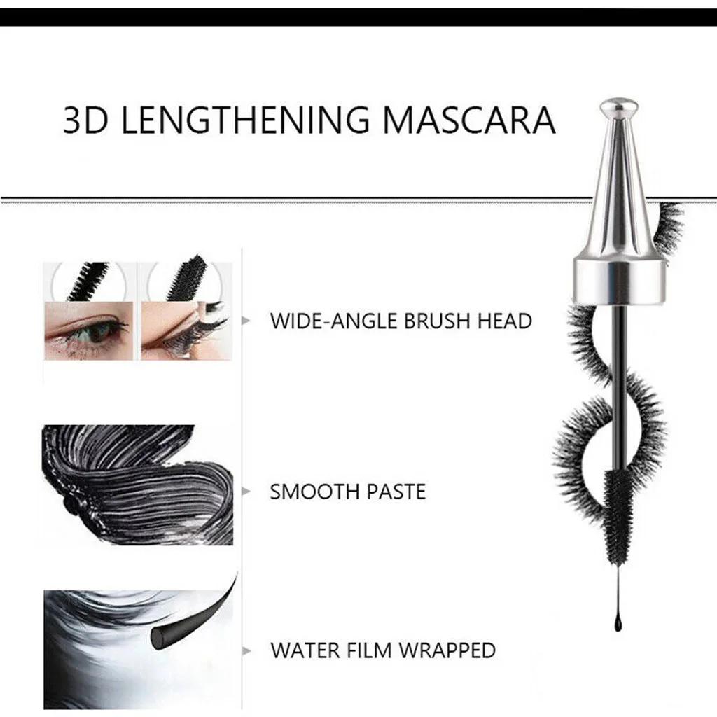 New Black Mascara Thick Curling Waterproof Mascara Long Thick Curling Eyelashes Long Lasting Eyelash Extension