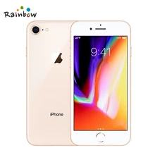 Original Apple iPhone 8 4.7 inch Hexa Core 2GB RAM 64GB ROM 12MP & 7MP Camera 1821mAh iOS LTE Fingerprint Touch ID Mobile Phone