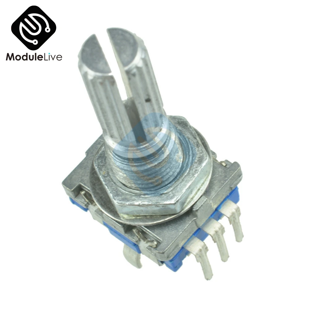 Роторный энкодер EC11, цифровой потенциометр с ручкой переключателя ...