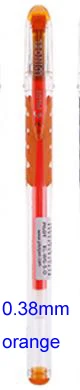 Пилот ручка WINGEL BL-WG 0,38 мм 0,5 мм гелевая ручка Япония - Цвет: 038mm Orange