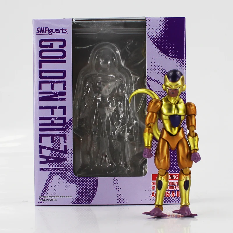 

11cm Frieza SHFiguarts Golden Frieza Hot Anime Dragon Ball Z action Figure Model Toy PVC Model popular for boys