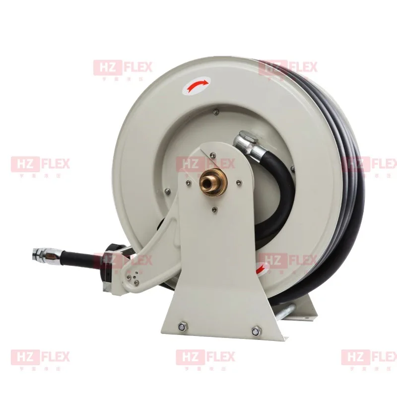 Steel air hose reel