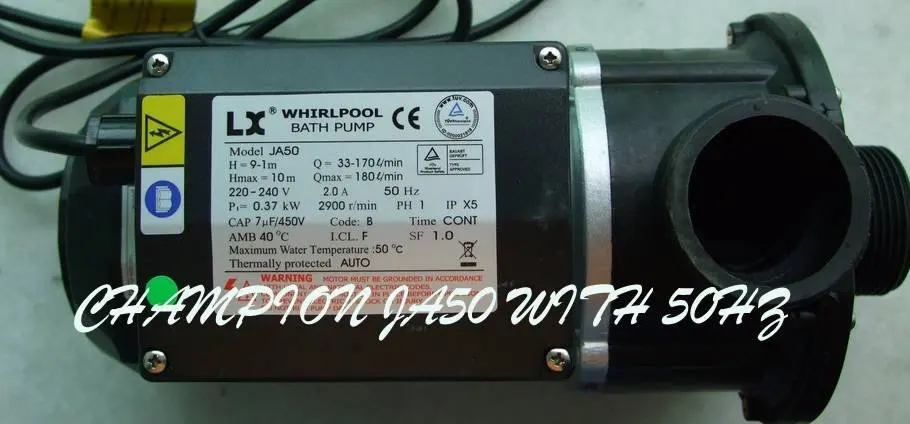 WIN любой продавец Супер низкая цена с HDNL в Великобританию JA50 с 220 V~ 50 HZ LX горячая спа-ванна циркуляционный насос