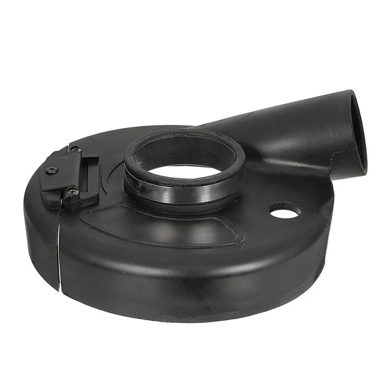 18cm/7" Vacuum Dust Shroud Cover for Angle Grinder Hand Grinding Accessory with 4pcs Locating Rings for Power Tools Accessories
