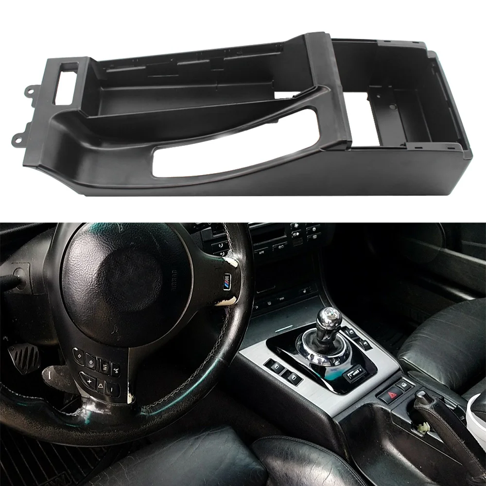 

KKMOON 1PC Center Console Trim Base Car accessories auto styling Indoor decorations Fit for BMW E46 325i 328i 330i M3
