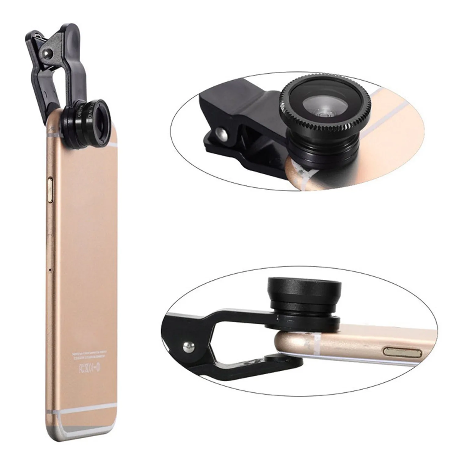 Gosear 8X Zoom телеобъектив объектив рыбий глаз Широкоугольный макро селфи палка Bluetooth