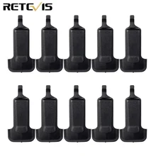 10 шт. Зажим для ремня для Retevis RT22/WLN KD-C1 Mini Walkie Talkie двухстороннее радио Walkie-talkie J9121T