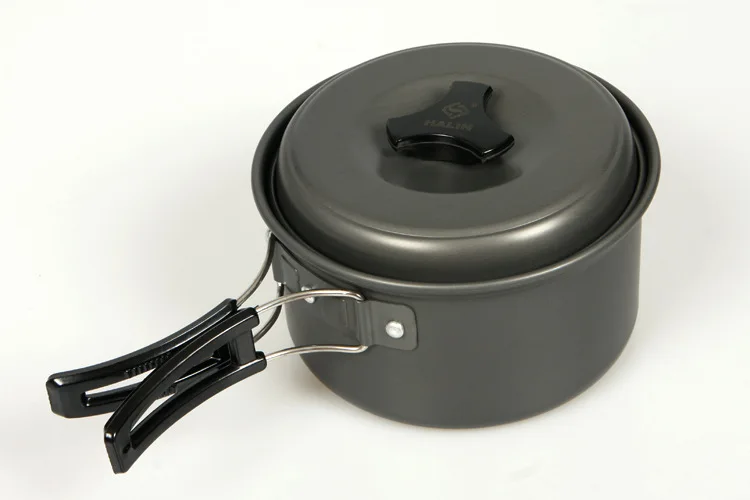 Outdoor Camping Cookware Set Portable Camping Tableware for 2-3 Person Picnic Outdoor Tableware pot Pan Bowl Set for BBQ Travel Outdoor Camping Cookware Set Portable Camping Tableware for 2-3 Person Picnic Outdoor Tableware pot Pan Bowl Set for BBQ Travel