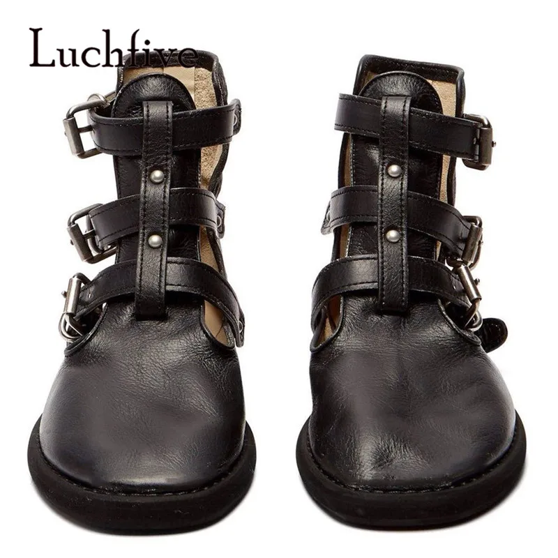 

Buckle Strap Flat Mary Janes Dirty made Black Leather Round Toe Flats Casual Shoes Women