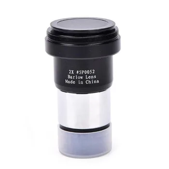 

Full Metal 1.25" 2x Barlow Lens FMC with M42x0.75 Thread Camera Connect Interface For Telescope Eyepieces