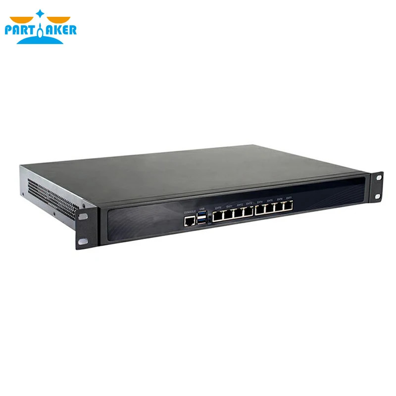 8 LAN 82574L гигабитный Ethernet брандмауэр Appliace 1U VPN брандмауэр Intel i7 2677 м брандмауэр аппаратные средства с 4 г оперативная память 128 SSD