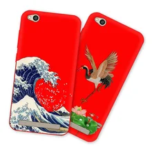 

Geruide Soft Red TPU Case Xiaomi Redmi 5A Case Cover Fashion Printed Silicon Phone Case Clear For Xiaomi Redmi 5A 5 A Back Cover
