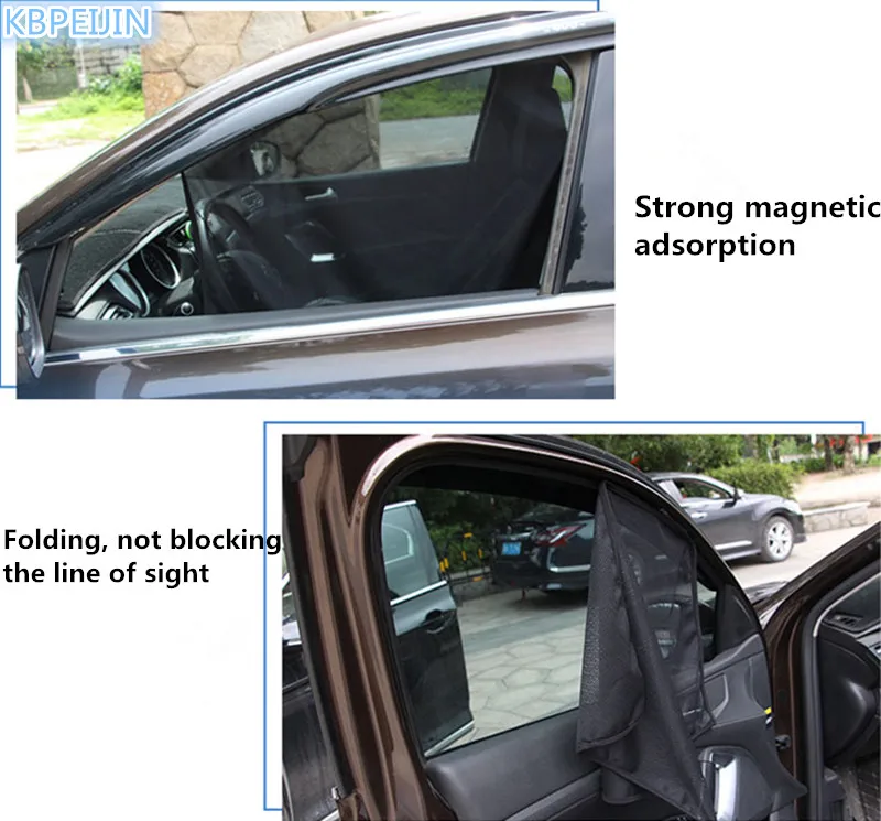 4 шт. магнитные наклейки на боковые окна Hyundai elantra ix35 solaris accent i30 ix25 i20|Наклейки
