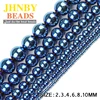 JHNBY Round Hematite beads 2/3/4/6/8/10mm Natural Stone Plating color Loose beads ball Jewelry bracelets Making DIY Accessories ► Photo 3/6