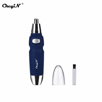 

CkeyiN Men Electric Nose Ear Trimmer Water Resistant Cutter Head Battery Operation Nose Ear Clipper Machine Face Care