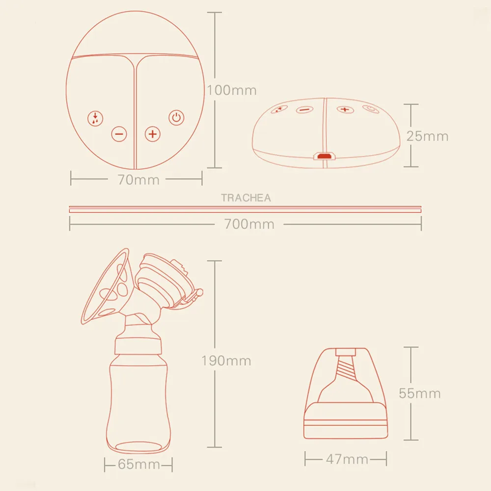 Двойной Электрический молокоотсос USB Электрический молокоотсос Детские электрическое Молоко Насос с бутылкой Детские мощные насосы для кормления грудью