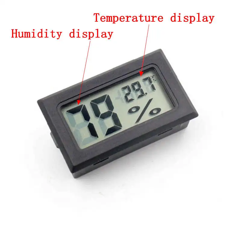 

Hoomall Humidity Sensor Backlight LCD Temperature Instruments Thermostat Outdoor Weather Station New Digital Thermometer