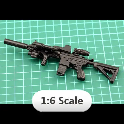 1/6 1:6 for GI Joe 12" Action Figure HK416 Gun Model Weapon Assult Rifle Toy