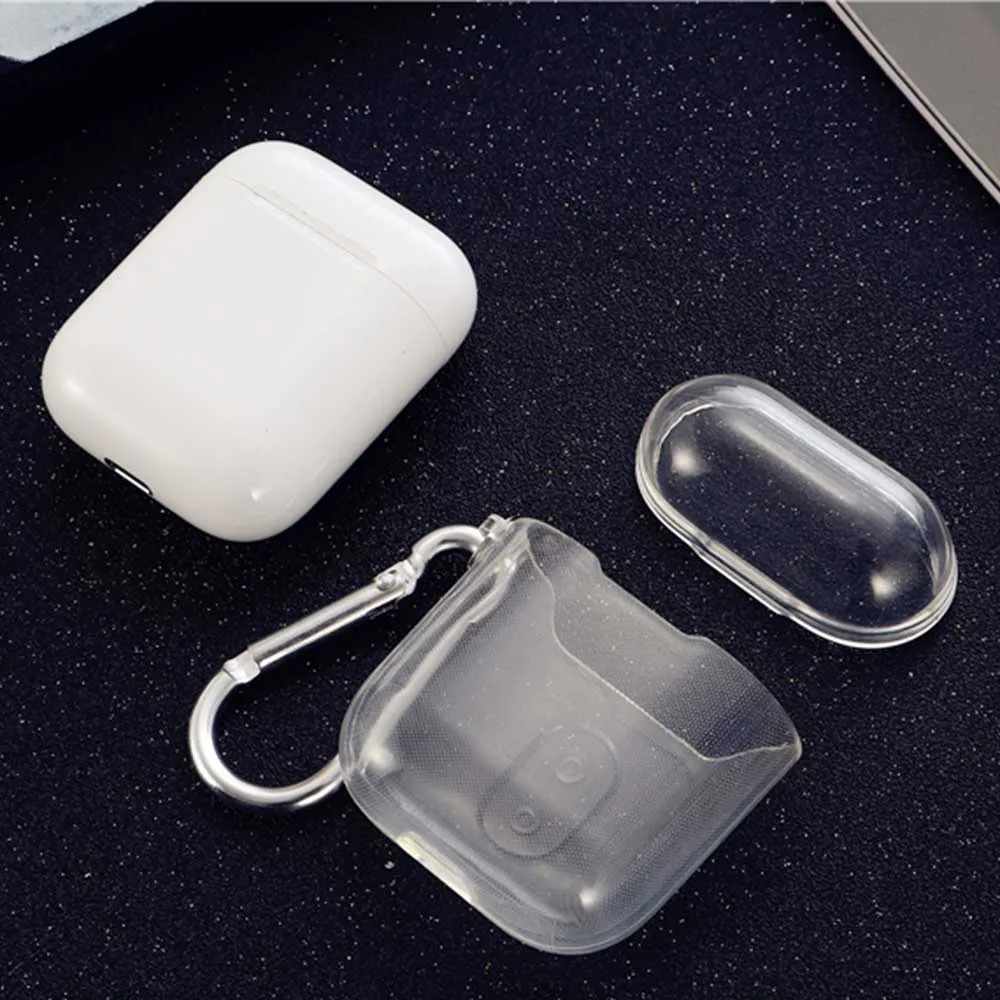 

Soft Transparent Case for Apple Airpods 2 Wireless Bluetooth Earphones Earbud Accessories Protector Set Cute