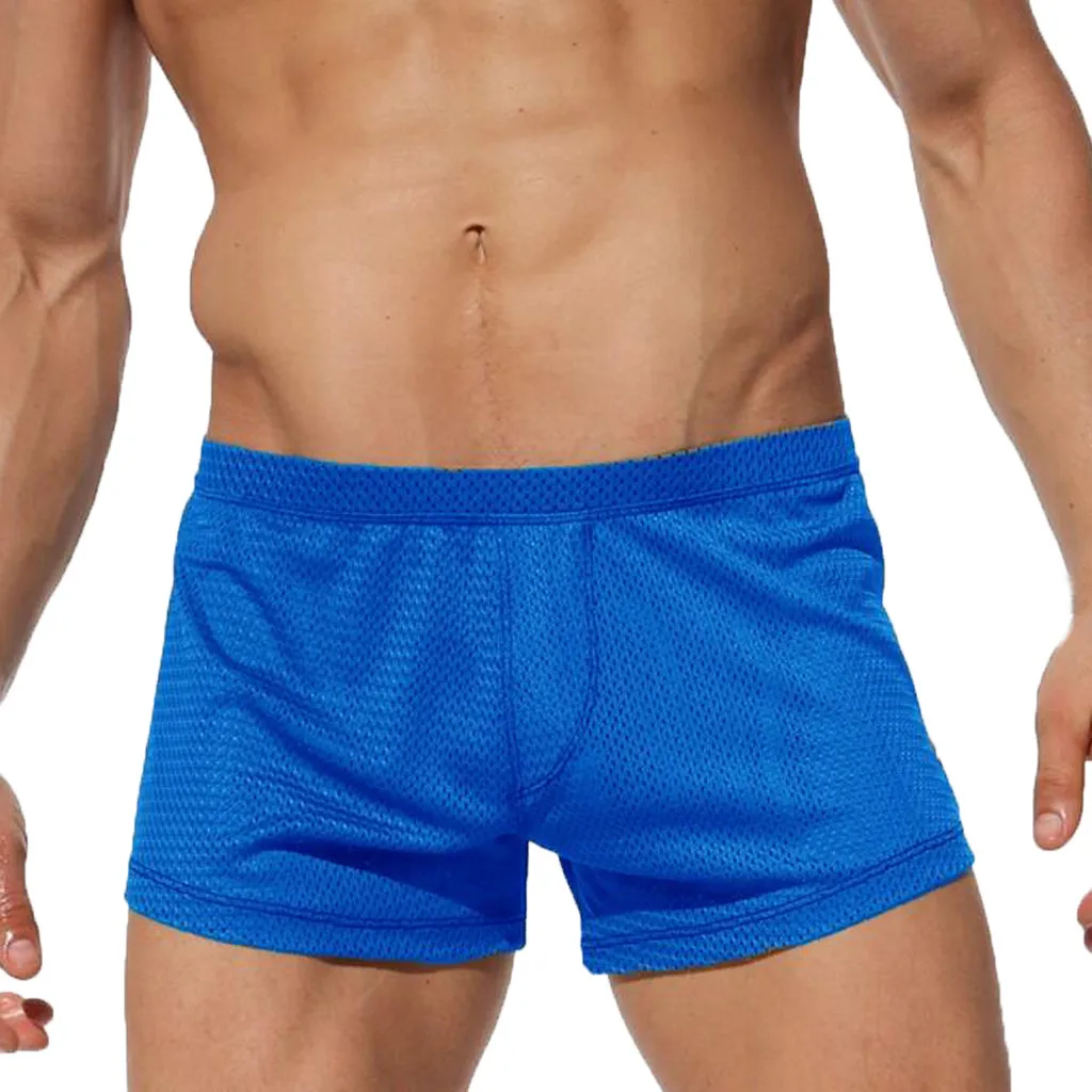 

Men's Swimming Trunks Low Waist Summer New Style Simple Sports Fitness Shorts Home Beach Trousers Boyshort Underwear Swimwear