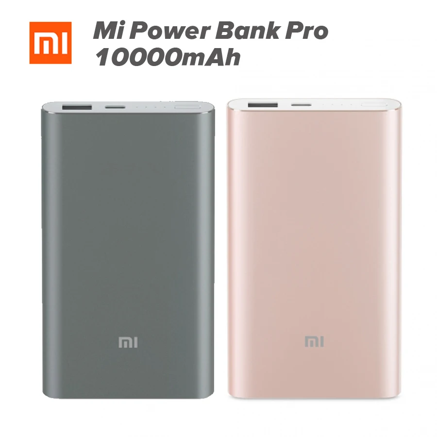 

Original In Stock Xiaomi Power Bank 10000mAh Pro Quick Charge External USB Universal Charger For iPhone Xiaomi Mobile phone