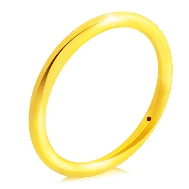 3d 24k Yellow Gold Ring Women 999 Gold Ring Band 0 96g Rings Aliexpress