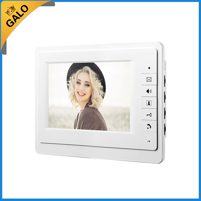 #*Cheap 7inch colour TFT LCD visual doorbell Video door phone Intercom Speakerphone Intercom Video door bell Video Intercom