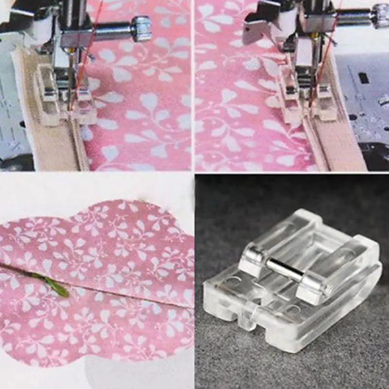 

2 PCS Household Sewing Machine Parts Presser Foot Invisible Zipper Foot Plastic for singer brother white janome juki toyota