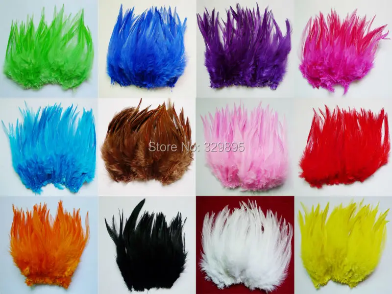 

50 / 100pcs 10-15cm 13 Colors Pheasant Tail Chicken Rooster Cock Feathers Plumes For Cothing Jewelry Making Decoration Bulk Sale