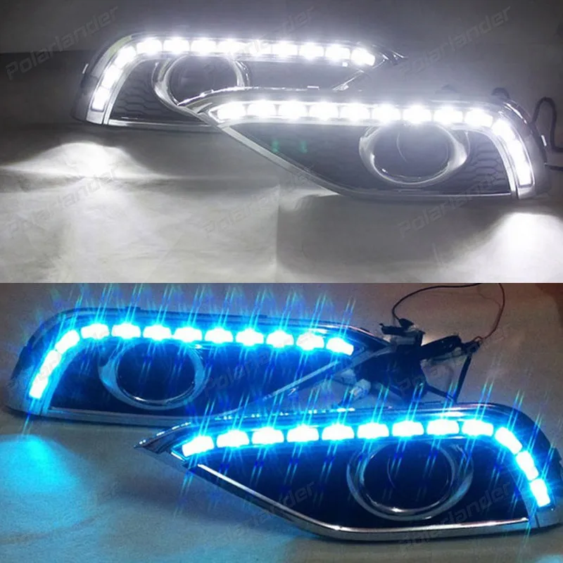 Auto Accessory 2pcs Drl Led Car Styling Daytime Running Lights For H