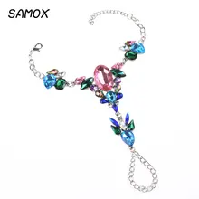 Alloy Studded Rhinestone Anklet Feet Jewelry High-end Quality Luxurious Texture Gifts For Women 008 Alloy Studded Rhinestone Anklet Feet Jewelry High-end Quality Luxurious Texture Gifts For Women 008