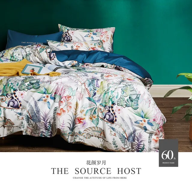 60s Egyptian Cotton Bedding Sets 4pcs Double Queen Size Satin Bed 60s Egyptian Cotton Bedding Sets 4pcs Double Queen Size Satin Bed Linen Percale Duvet Cover Set Luxury Sheets Pillowcases