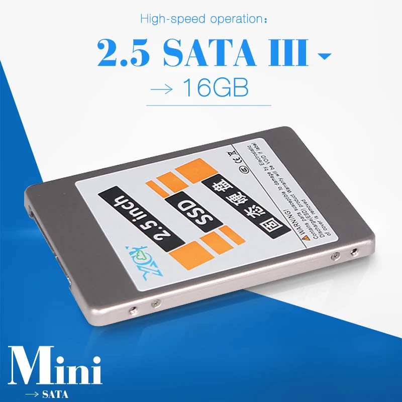 hdd SSD 16 16 GB SSD solid state disk SATAIII 2.5 inchs with hard disk ...