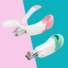 Карманная машинка для стрижки ногтей на пальцах с лупой, Маникюрный Инструмент для детей, триммер для ногтей, предметы для новорожденных