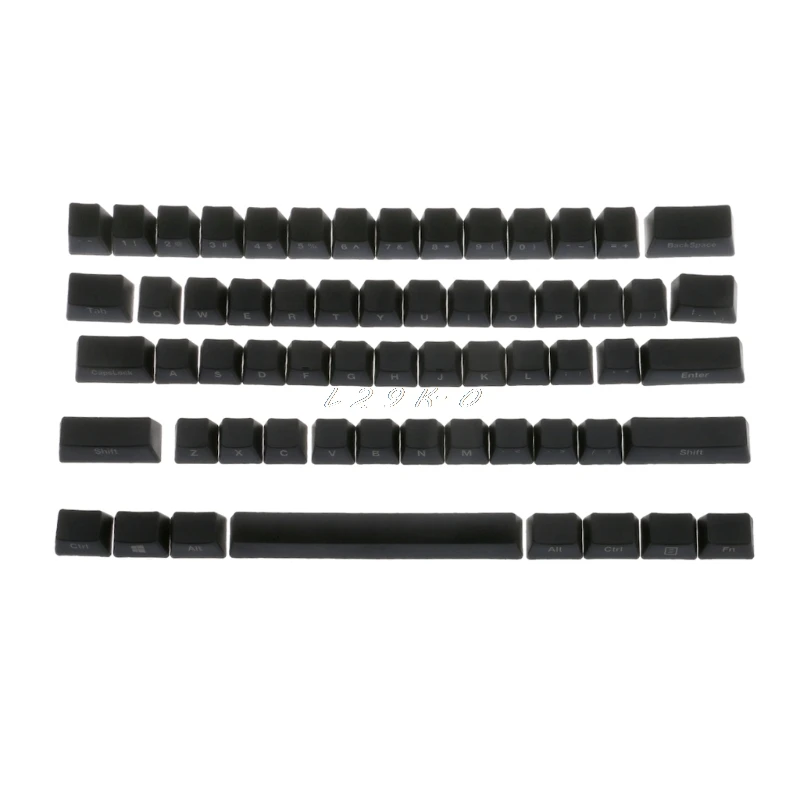 Боковая печать 60 OEM профиль толстые Pbt клавиши колпачки для клавиатуры GH60 покер 61