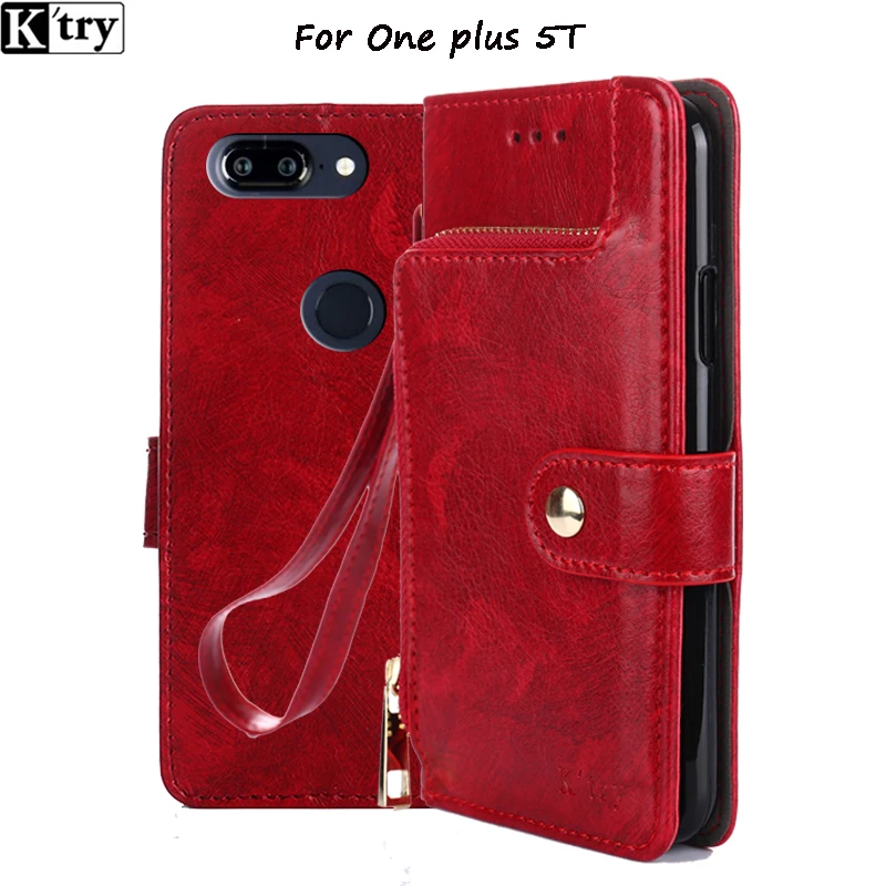 Oneplus 5T Flip Case Cover K'try original Oneplus5T Leather Flip Case