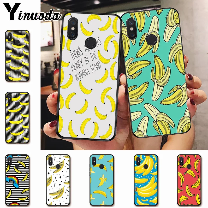 

Ynuoda Banana Hot Printed Cool Phone Accessories Case for xiaomi mi 8 se 6 note2 note3 redmi 5 plus note5 Cover