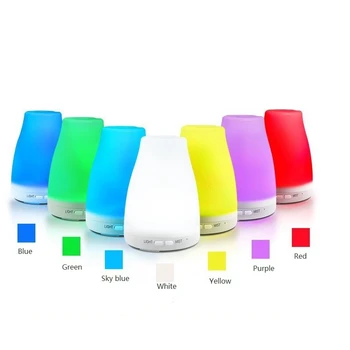 

DMWD 100ML Ultrasonic Humidifier Aromatherapy Oil Diffuser Cool Mist With 7 Color LED Lights essential oil diffuser