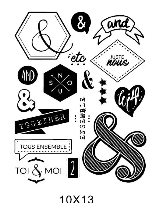 

French Transparent Clear Silicone Stamp Seal for DIY scrapbooking photo album Decorative clear stamps