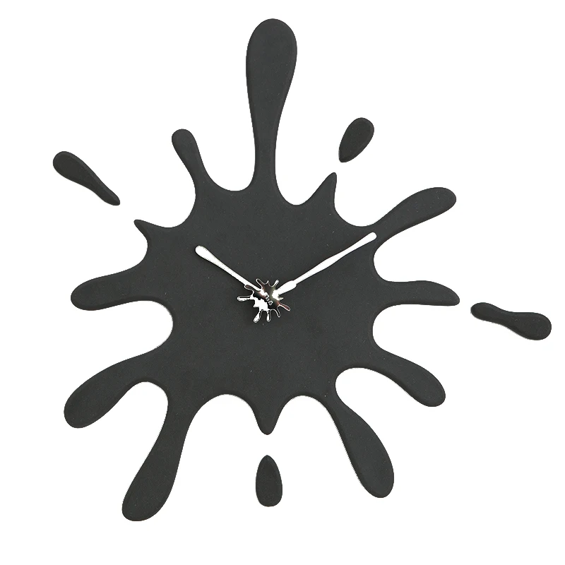 

Modern american style personalized household silent pocket watch decoration water drop shape clock