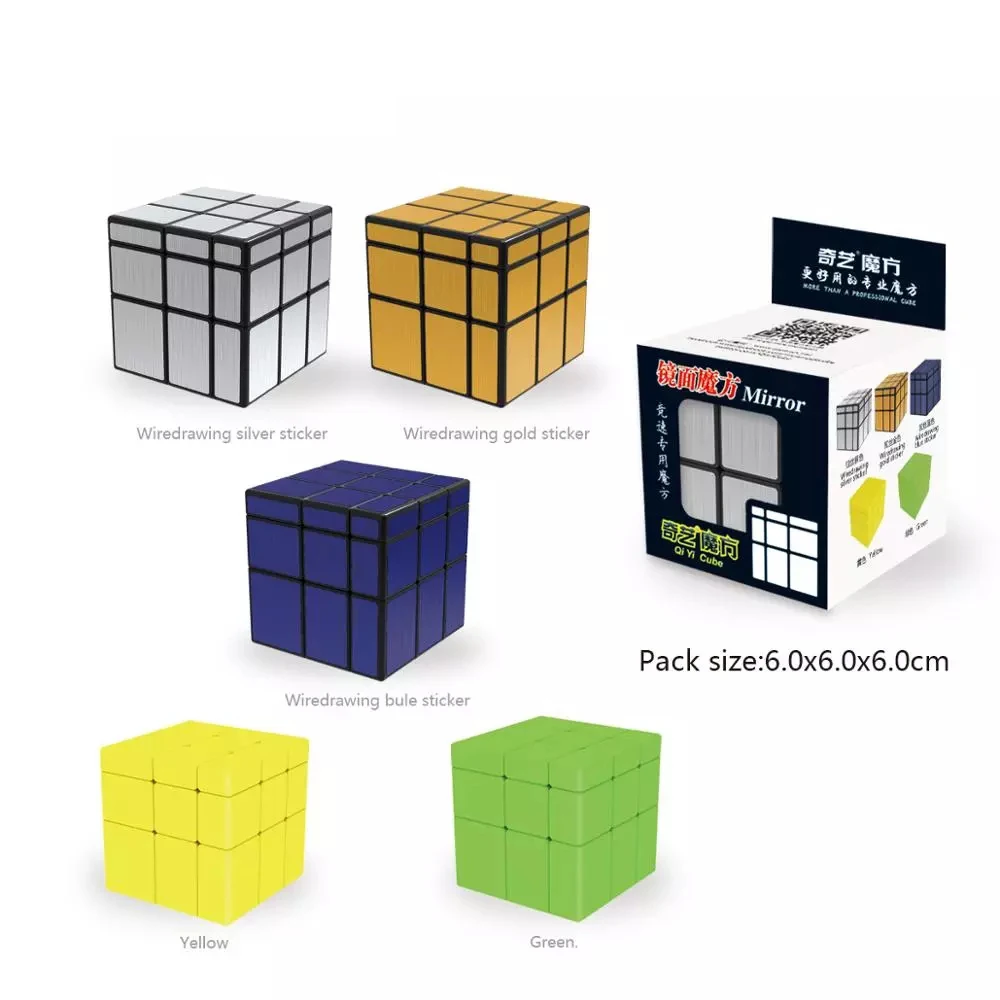 Moyu MofangjiaoShi мельница 3x3 зеркальный куб серебристый золотистый обучающая игрушка