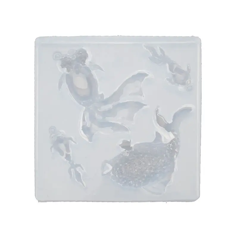 

Large Goldfish Silicone Resin Molds Pendant Necklace Earrings Jewelry Tools